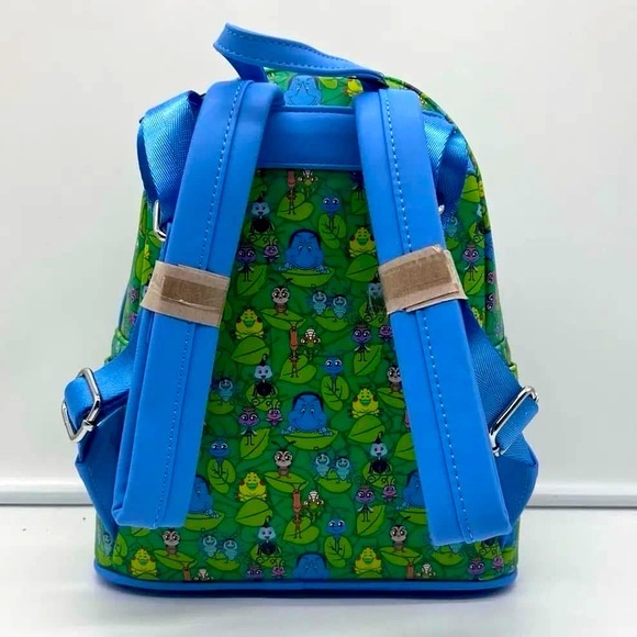 LOUNGEFLY DISNEY PIXAR A BUG'S LIFE - COLLAGE MINI BACKPACK NWT - Picture 10 of 13